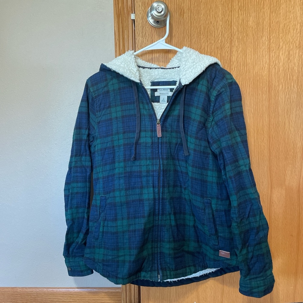 LL Bean flannel jacket